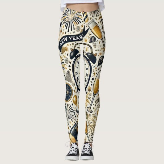 Leggings La Promesse de Minuit (Devant)