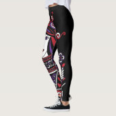 Leggings La reine celtique de la partie I de coeurs (Gauche)