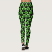 Leggings La Saint Patrick, Motif shamrock (Dos)