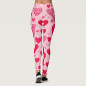 Leggings La Saint-Valentin Cœurs d'amour (Dos)