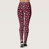 Leggings La Saint-Valentin est pleine de coeurs (Dos)
