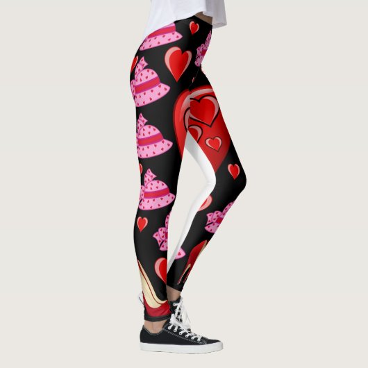 Leggings La Saint-Valentin, les jambes longues (Droite)