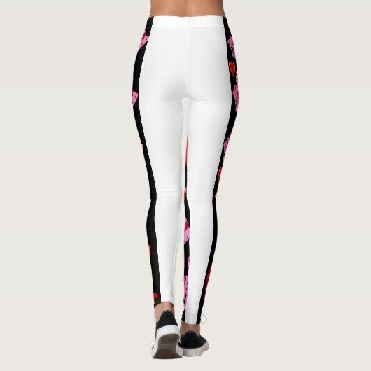 Leggings La Saint-Valentin, les jambes longues (Dos)