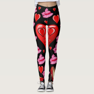 Leggings La Saint-Valentin, les jambes longues