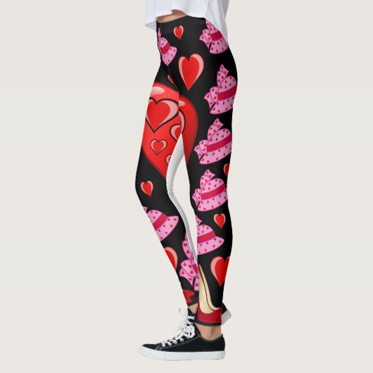 Leggings La Saint-Valentin, les jambes longues (Gauche)