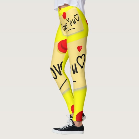 Leggings La Saint-Valentin, les jambes longues (Gauche)