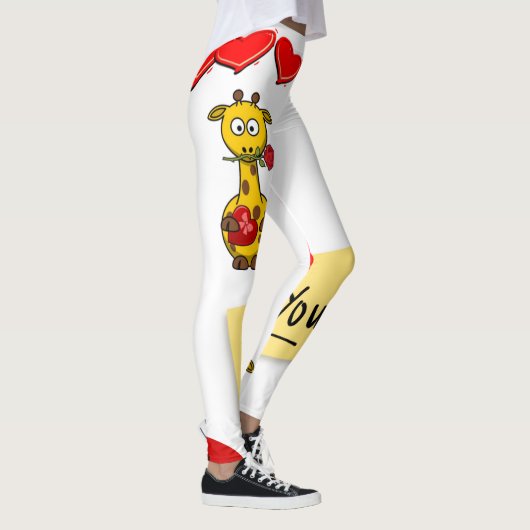 Leggings La Saint-Valentin, les jambes longues (Droite)