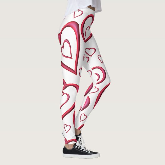 Leggings La Saint-Valentin, les jambes longues (Droite)