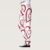 Leggings La Saint-Valentin, les jambes longues (Gauche)