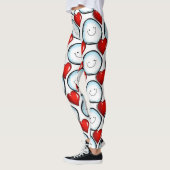 Leggings La Saint-Valentin, les jambes longues (Gauche)