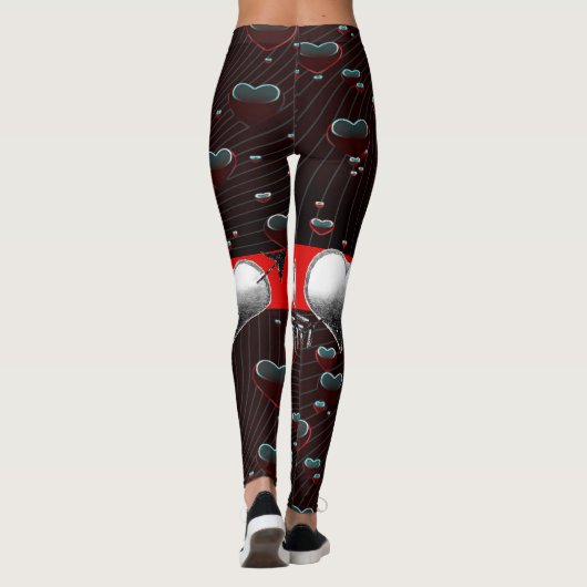 Leggings La Saint-Valentin Longtemps (Dos)