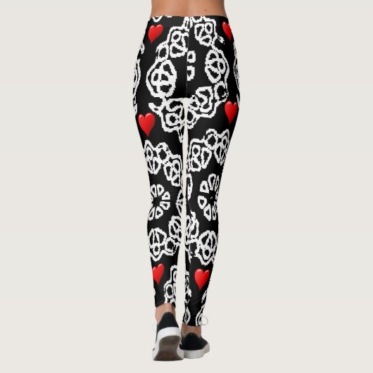 Leggings La Saint-Valentin Longtemps (Dos)