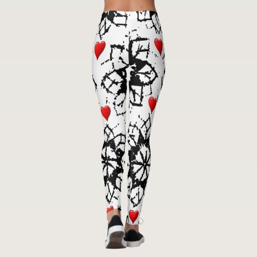 Leggings La Saint-Valentin Longtemps (Dos)
