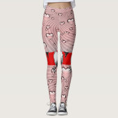 Leggings La Saint-Valentin Longtemps (Devant)