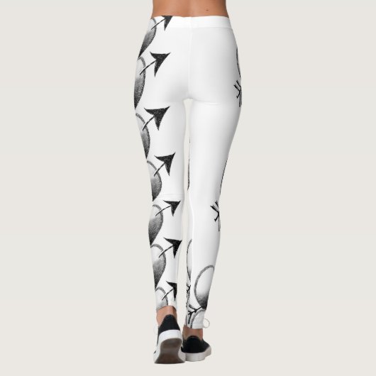 Leggings La Saint-Valentin Longtemps (Dos)