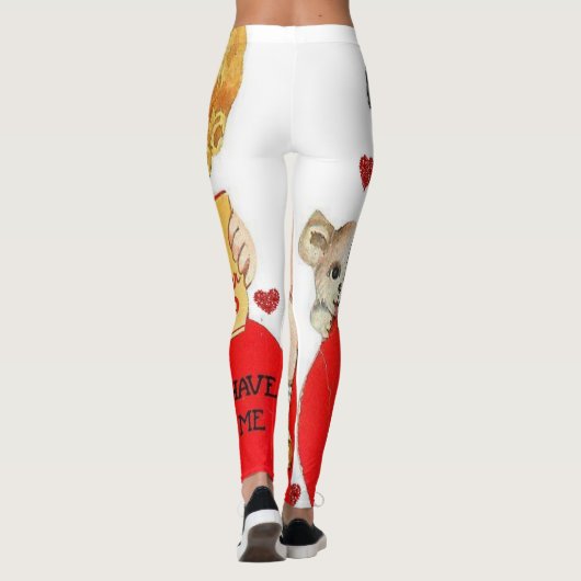 Leggings La Saint-Valentin Longtemps (Dos)