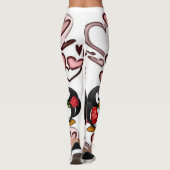 Leggings La Saint-Valentin Longtemps (Dos)