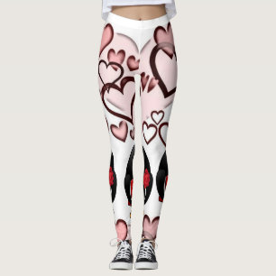 Leggings La Saint-Valentin Longtemps