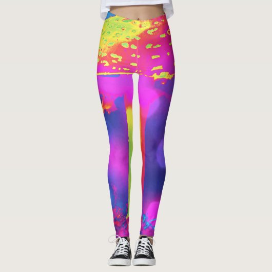 Leggings La salle psychédélique (Devant)