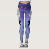 Leggings La sérénité lunaire de l'harmonie (Devant)