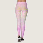 Leggings La série Iridescent Leopard Design 1 (Dos)