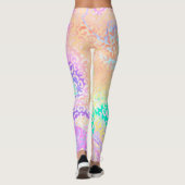Leggings La série Iridescent Leopard Design 3 (Dos)