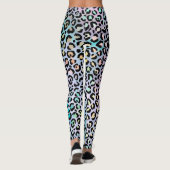 Leggings La série Léopard Iridescent Design 8 (Dos)