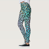 Leggings La série Léopard Iridescent Design 8 (Gauche)