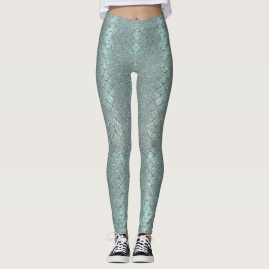 Leggings La sirène mesure des guêtres (Devant)