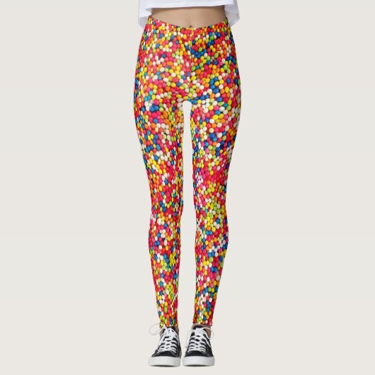 Leggings La sucrerie arrose des guêtres (Devant)
