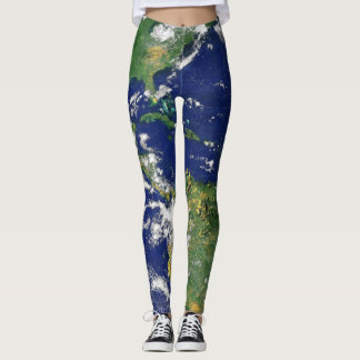 Leggings La TERRE de PLANÈTE des guêtres de l'ESPACE