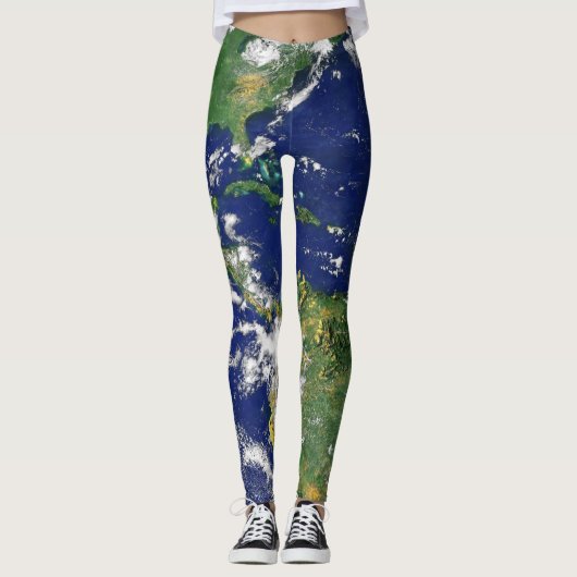 Leggings La TERRE de PLANÈTE des guêtres des filles de (Devant)