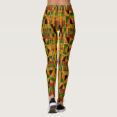 Leggings La Tribale Africaine Kente (Dos)