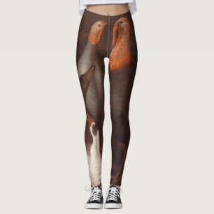 Leggings La Turquie penche des guêtres de thanksgiving de