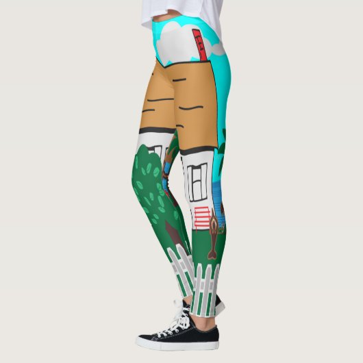 Leggings La vie à la plage (Gauche)