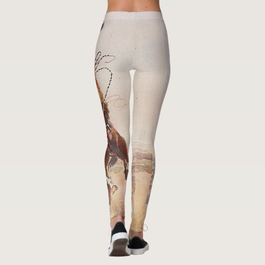 Leggings La vie de cowboy de PIÈCE EN T (Dos)