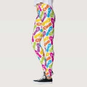Leggings La vie est meilleure dans le motif de bascules (Gauche)