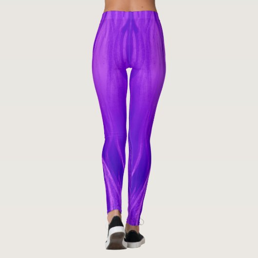 Leggings La violette pourpre flambe le modèle moderne du (Dos)