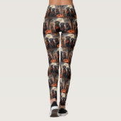 Leggings Labrador Halloween Épouvantable (Dos)
