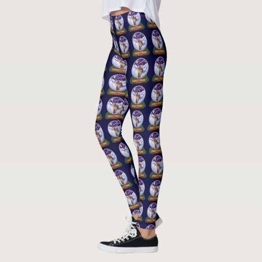 Leggings Labrador Retriever Christmas (Gauche)