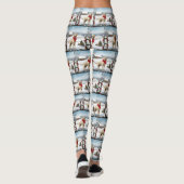 Leggings Labrador Retriever Dog in Snow Christmas (Dos)