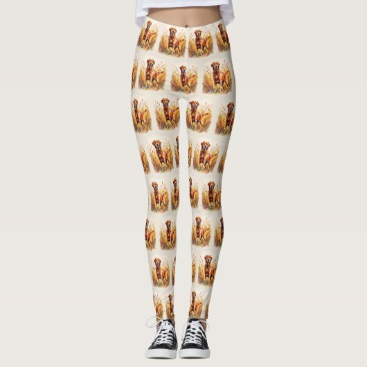 Leggings Labrador Retriever Fox Red Chien (Devant)