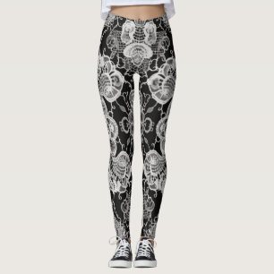 Leggings Lace Floral Harmony
