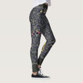 LEGGINGS LACE NOIRE ANTIQUE AVEC DES PAPILLONS DE BOUTEILLE (Droite)
