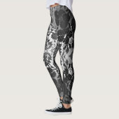 Leggings Lace Noire regarde sur la feminine blanche alluran (Gauche)