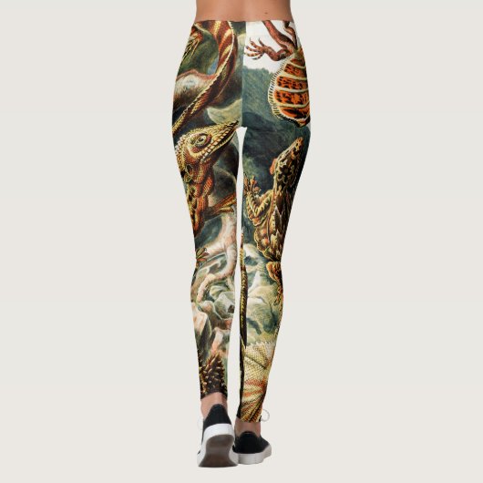 Leggings Lacertilia Lizards par Ernst Haeckel (Dos)