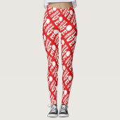 Leggings Lacrosse Love Print (Devant)
