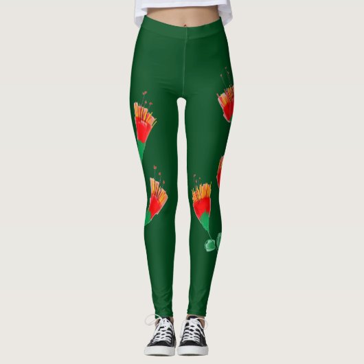 Leggings Ladieswear Green Forest (Devant)