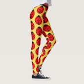 Leggings Ladybug femmes jambes exercice Yoga Pantalon (Droite)