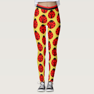 Leggings Ladybug femmes jambes exercice Yoga Pants